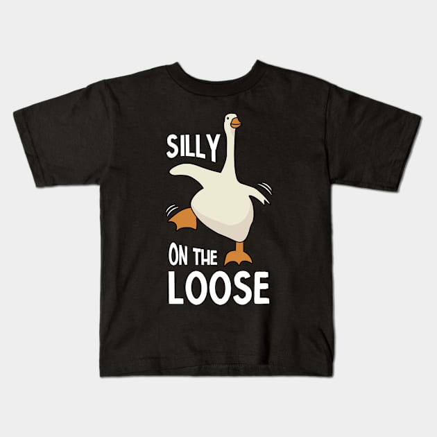 Silly Goose Kids T-Shirt by Tobias Store